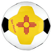 Nouveau-Mexique Football & Drapeau mexicain / USA  (Tourné)