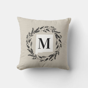 Nouveau-Mexique Oreillers à lancer de monogramme d