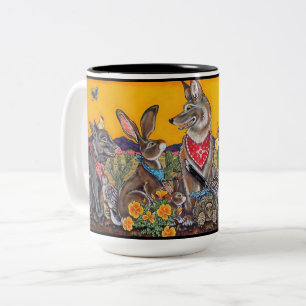 Nouveau-Mexique Sud-Ouest Faune Colorée Mug amusa