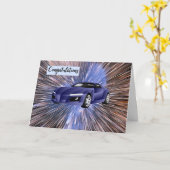 Nouveau modèle sportif de la carte de félicitation (Fleur jaune)