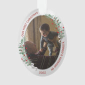 Nouveau-né classique 1er grand-parents de Noël (devant)