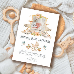 Nouveau-né Faire-part de naissance photo Crest Sto