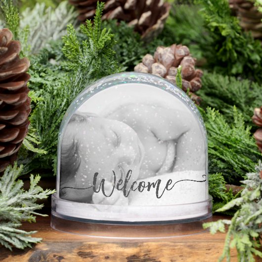 Nouveau-né fille gardisde -2photo script d'accueil (Hiver)