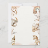 Nouveau-né neutre Faire-part de naissance musulman (Dos)