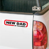 Nouveau papa en formation - Drôle Sticker pare-cho (Sur camion)