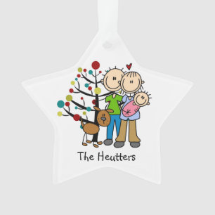 Nouveau Parents Baby Girl, Dog Holiday Orament