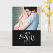 Nouveau père | Bonne carte Fête des pères (Fleur jaune)