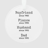 Nouveau père / papa pour être Faire-part de grosse (dos)