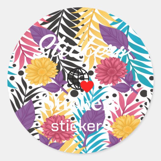 Nouveau personnalisation Stickers Logo Texte (Devant)