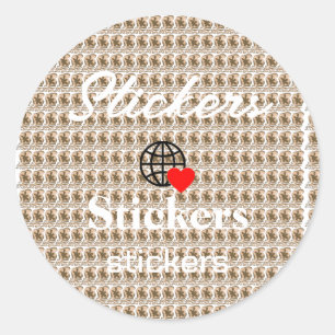 Nouveau personnalisation Stickers Logo Texte