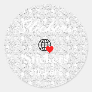 Nouveau personnalisation Stickers Logo Texte