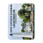 Nouveau phare de London Harbour, CT Photo Magnet (Vertical)