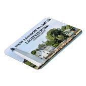 Nouveau phare de London Harbour, CT Photo Magnet (Côté Gauche)