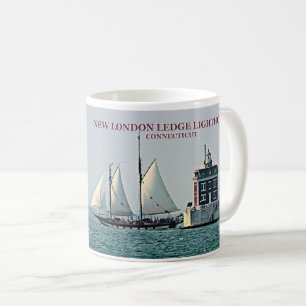 Nouveau phare London Ledge, Connecticut Mug