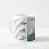 Nouveau phare London Ledge, Connecticut Mug (Devant gauche)