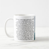 Nouveau phare London Ledge, Connecticut Mug (Gauche)