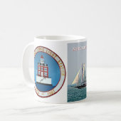 Nouveau phare London Ledge, Connecticut Mug (Devant gauche)