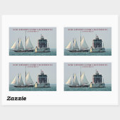 Nouveau phare London Ledge, Connecticut Stickers (Feuille)
