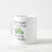 Nouveau physiothérapeute cadeau café Mug (Devant gauche)