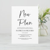 Nouveau plan Mariage simple repoussé Faire-part (Debout devant)