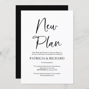 Nouveau plan Mariage simple repoussé Faire-part