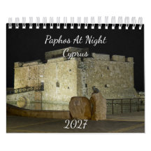 Nouveau pour 2027 ! Paphos la nuit, Calendrier de