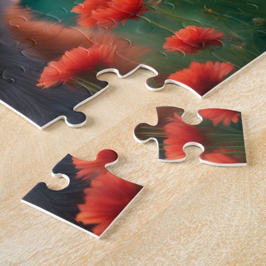 Nouveau Puzzle Fox de charme 8x10 (Côté)