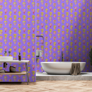 Nouveau Riche Blooms Lila Behang