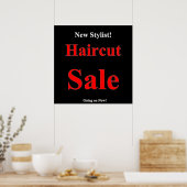 Nouveau Stylo Haircut Vente Poster Matte (Cuisine)