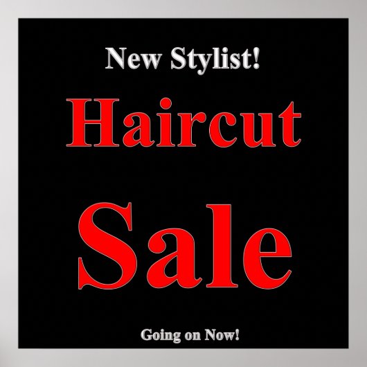 Nouveau Stylo Haircut Vente Poster Matte (Devant)