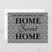 Nouveau Sweet Home Moving Faire-part (Devant / Derrière)