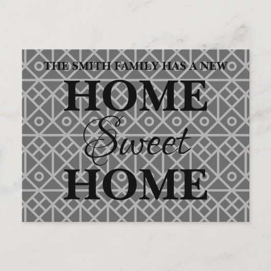 Nouveau Sweet Home Moving Faire-part (Devant)