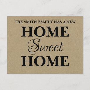 Nouveau Sweet Home Moving Faire-part