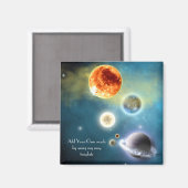 Nouveau système solaire Magnet (Recto/Verso)