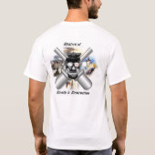 Nouveau T-shirt de blanc de GM (Dos)