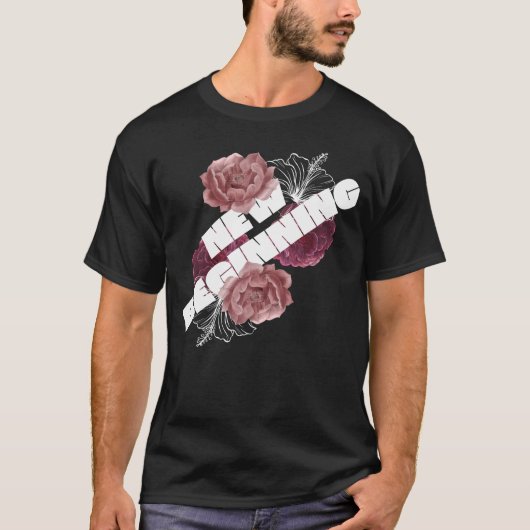 Nouveau T-shirt de début (Devant)