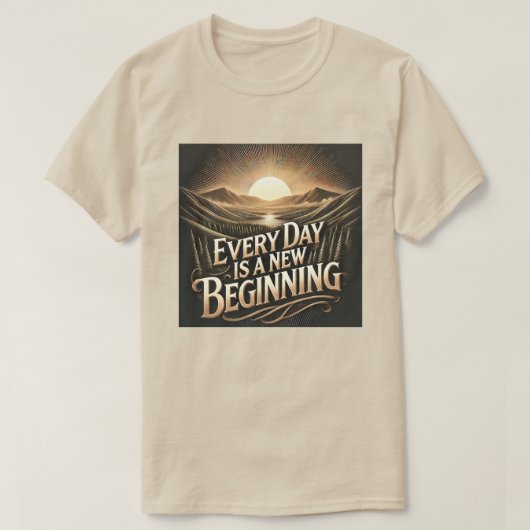 Nouveau T-shirt Début (Design devant)