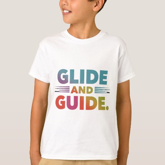 Nouveau T-shirt Glide et Guide (Devant)