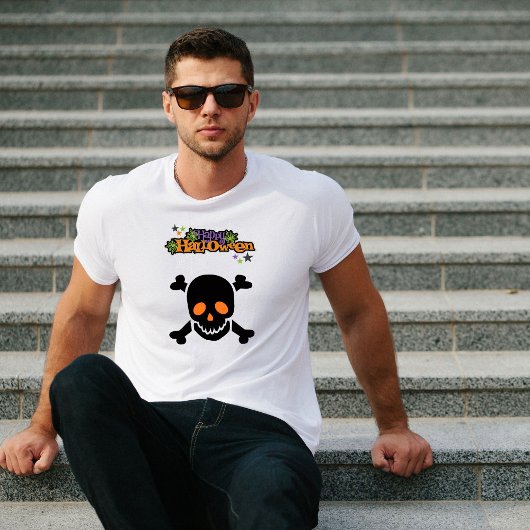 Nouveau T-shirt Halloween heureux