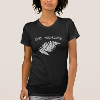 Nouveau T-Shirt Noir à Fernes Argentées de Nouvell