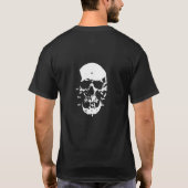 Nouveau T-shirt noir de crâne (Dos)