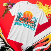 Nouveau T-Shirt Rétro du Désert du Nouveau-Mexique