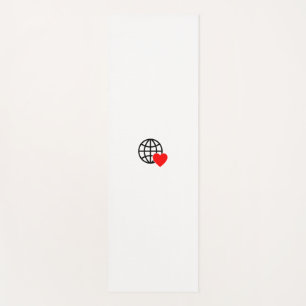 Nouveau tapis de yoga personnalisé avec texte et l
