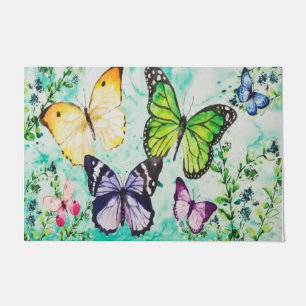 Nouveau Tapis d'entrée de la maison, Papillons-mou