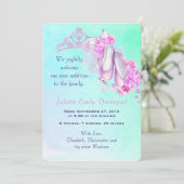 Nouveau thème Baby Faire-part de naissance Ballet (Debout devant)