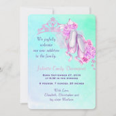 Nouveau thème Baby Faire-part de naissance Ballet (Devant)