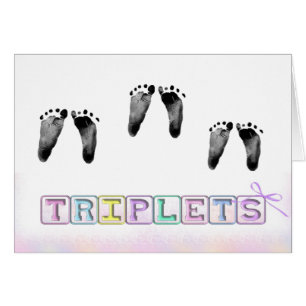 Nouveau Triplet de naissance Empreintes