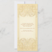 Nouveau Victoriaans: Bleek Gouden Fancy Save the D Save The Date (Achterkant)