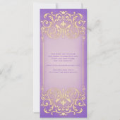 Nouveau Victorien : jolie carte Save the Date en o (Dos)