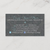 Nouveau votre carte de visite de mariage de BT (Dos)